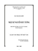 Nhật kí nguyễn huy tưởng  