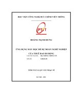 Ứng dụng học máy để dự đoán nghề nghiệp của thuê bao di động TT 