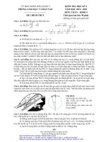 Đề kiểm tra học kì 1 môn Toán lớp 9 năm 2019-2020 - Phòng GD&ĐT Quận 3