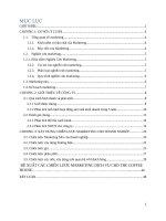 marketing the coffee house