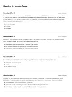 Reading 30 income taxes  questions and answers 