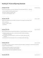 Reading 23 financial reporting standards  questions and answers 