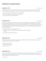 Reading 29 long lived assets questions and answers 