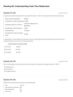 Reading 26 understanding cash flow statements  questions and answers 