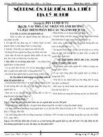 Noi dung on tap kiem tra 1T Dia 10 HKII