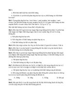 ĐỊNH LUẬT BẢO TOÀN KHỐI LƯỢNG