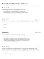 Reading 44 market organization and structure questions and answers 