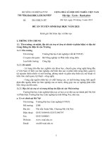 TRƯỜNG ĐẠI HỌC LÂM NGHIỆP ĐỀ ÁN TUYỂN SINH ĐẠI HỌC NĂM 2021