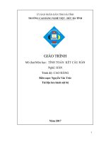 Giáo trình Tính toán kết cấu hàn (Nghề Hàn)