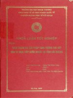 KHÓA LUẬN TỐT NGHIỆP: THỰC TRẠNG VÀ GIẢI PHÁP TĂNG CƯỜNG THU HÚT ĐẦU Tư TRỰC TIẾP NƯỚC NGOÀI TẠI TỈNH HẢI DƯƠNG