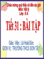 TIET 31 BAI TAP VAT LI 8
