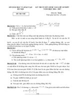 A de thi thu vao 10 hay