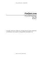 Volume II   behavioral finance, individual investors, and institutional InvestorsCFA level 3CFA finquiz Level3Mock2018Version1JuneAMQuestions 