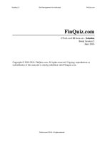 CFA CFA  level 3 CFA  level 3 CFA  level 3 CFA  level 3 CFA volume 2 finquiz   item set answers, study session 5, reading 12 