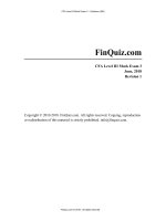 Volume II   behavioral finance, individual investors, and institutional InvestorsCFA level 3CFA finquiz Level3Mock2018Version3JuneAMSolutions 