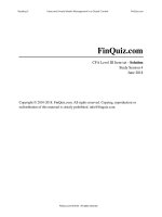 CFA CFA  level 3 CFA  level 3 CFA  level 3 CFA  level 3 CFA volume 2 finquiz   item set answers, study session 4, reading 9 