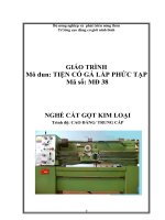 Giáo trình Tiện có gá lắp phức tạp (Nghề Cắt gọt kim loại)