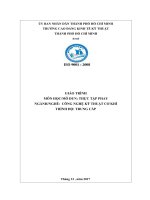 Giáo trình Thực tập phay (Ngành Công nghệ kỹ thuật cơ khí)