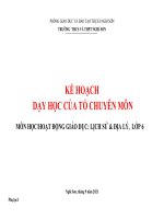 phụ lục 1, 2, 3 lịch sử địa lý theo 4040  kết nối TRI THỨC 
