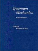 Quantum mechanics  eugen merzbacher    3rd edition 