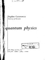 Stephen gasiorowicz   quantum physics, third edition wiley (2003) 