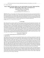 Phát triển nguồn nhân lực du lịch tỉnh An Giang theo hướng liên kết trong bối cảnh cuộc cách mạng 4.0