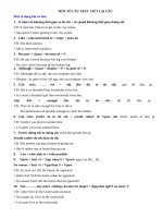 mot so cau truc viet lai cau on thi vao 10