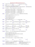 Giải đề toán số 1 năm học 2021 2022