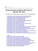 Giáo án điện tử PPt lịch sử, địa lý, chính tả, toán 5 năm học 2021 2022 