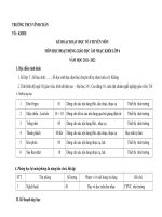 PHỤ lục 3 KHGD CUA TO CHUYEN MON 