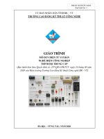 Giáo trình mô đun Điện tử cơ bản (Nghề Điện Công nghiệp - Trình độ trung cấp) – CĐ Kỹ thuật Công nghệ BR–VT