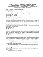 BẢN MƠ TẢ CHƯƠNG TRÌNH ĐÀO TẠO TRÌNH ĐỘ ĐẠI HỌC NGÀNH LOGISTICS VÀ QUẢN LÝ CHUỖI CUNG ỨNG