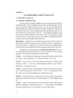 CHƯƠNG CÁC KHÁI NIỆM CƠ BẢN VỀ XÁC SUẤT 1.1 PHÉP THỬ VÀ BIẾN CỐ