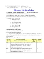 TRƯỜNG ĐẠI HỌC SƯ PHẠM KỸ THUẬT TP HỒ CHÍ MINH KHOA KHOA HỌC ỨNG DỤNG Trình độ đào tạo: Đại học  Tên môn học: Xác suất – Thống kê ứng dụng