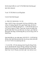 bài thu hoạch diễn án vụ án vũ thị minh buôn bán hàng giả 