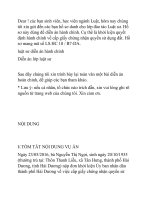 bài thu hoạch diễn án hành chính số 10 