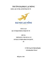 Trình bày nội dung cơ bản quản trị marketing quốc tế. nghiên cứu những chiến lược marketing của mcdonald’s