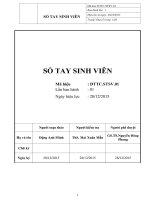 SỔ TAY SINH VIÊN 2016