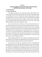 SKKN giáo viên chủ nhiệm THCS