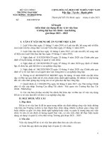 TRƯỜNG ĐẠI HỌC TÀI CHÍNH - MARKETING. Kế hoạch triển khai xây dựng đề án vị trí việc làm trường đại học tài chính - marketing giai đoạn 2021 - 2023