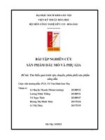 Đề tài tìm hiểu quá trình vâṇ chuyển, phân phối sản phẩm xăng dầu 