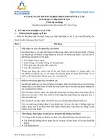 NGÂN HÀNG ĐỀ THI TỐT NGHIỆP (PHẦN THI VIẾT/TỰ LUẬN) NGÀNH QUẢN TRỊ KHÁCH SẠN (Trình độ cao đẳng)