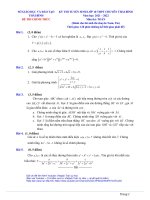 Đề thi tuyển sinh vào lớp 10 môn Toán (chuyên) năm 2021-2022 - Trường THPT chuyên Thái Bình