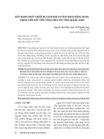 Đẩy mạnh phát triển du lịch khu di tích Bạch Đằng Giang trong liên kết tiểu vùng phía Tây tỉnh Quảng Ninh