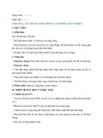 Giáo án hoạt động trải nghiệm lớp 6, sách chân trời sáng tạo (kì 2) 