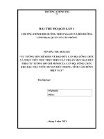 TIỂU LUẬN   tư tưởng hồ chí minh về đạo đức cán bộ, công chức và thực tiễn việc thực hiện các chuẩn mực đạo đức theo tư tưởng hồ chí minh của cán bộ, công chức kho bạc nhà nước tại huyện đức trọng, tỉnh lâm đồng hiện