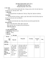   đề  KIỂM TRA GIỮA kì i văn 6  KNTT 