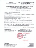 CÔNG TY CP DÂY CÁP ĐIỆN VIỆT NAM 2020 BÁO CÁO THƯỜNG NIÊN