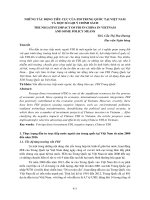 Những tác động tiêu cực của FDI Trung Quốc tại Việt Nam và một số gợi ý chính sách