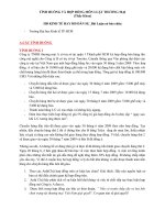 Tình huống về Hợp đồng và Bài bào chữa cụ thể_HĐ kinh tế hay HĐ dân sư_Môn Luật Thương Mại_UEH